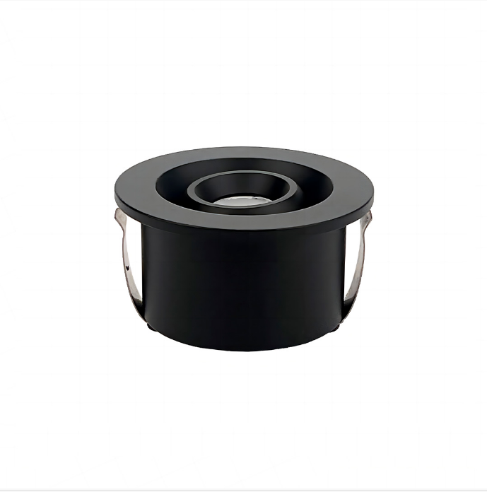 Mini Spot Embutido Nordecor Ollo 3 watts 3000K 15° Preto Ø50x40x45mm IRC90 Bivolt 6543