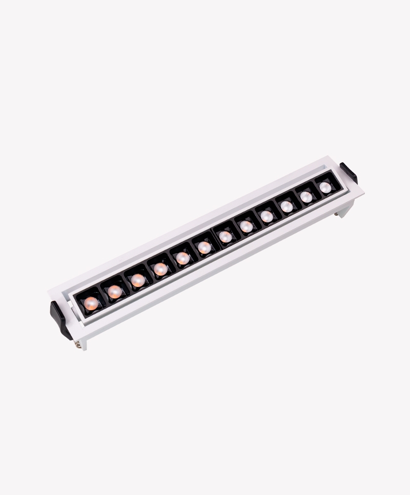 Spot Embutir Opus LED Soul Direcionavel 20 watts 2700K IRC90 24° IP20 256x50x45mm Branco OPS 87869