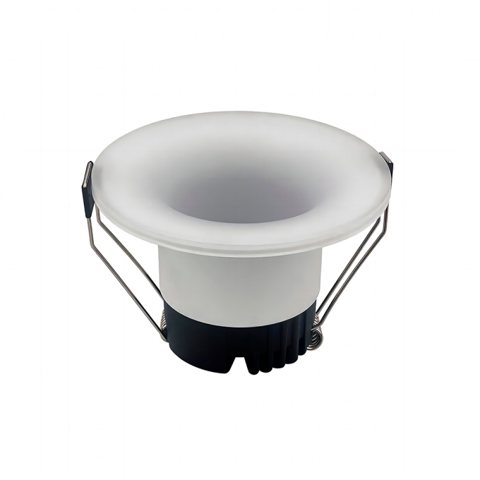 Embutido Nordecor Elton 12 watts 3000K IP20 Branco IRC90 Bivolt Ø120x79x100mm 6550