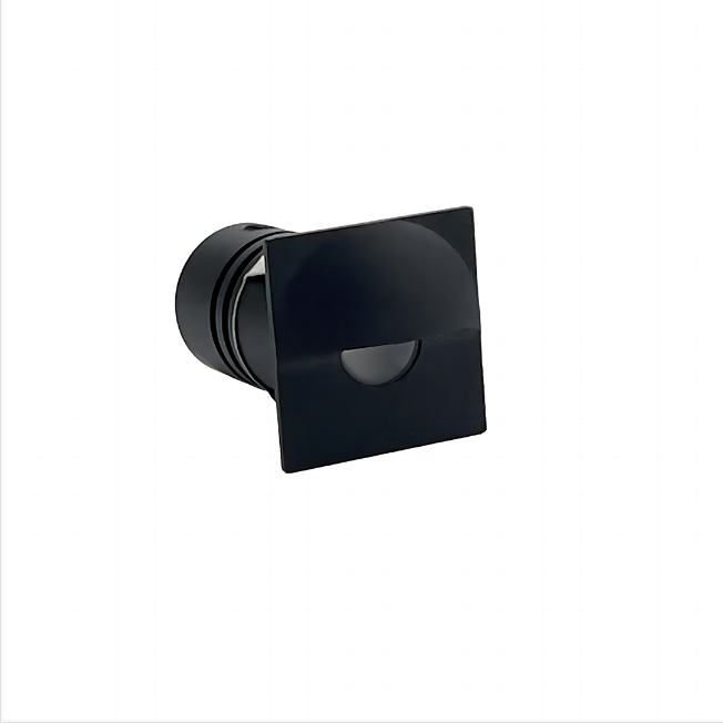 Mini Embutido Nordecor Romi Quadrado 1 watts 3000K Preto IP65 25x25x35mm IRC90 Bivolt 2842