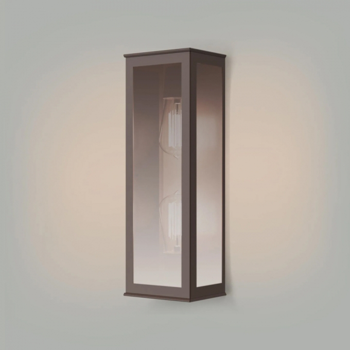Arandela Ideal Bolt Alumínio e Vidro Espelhado 2L E27 375x130x105mm 262 VE