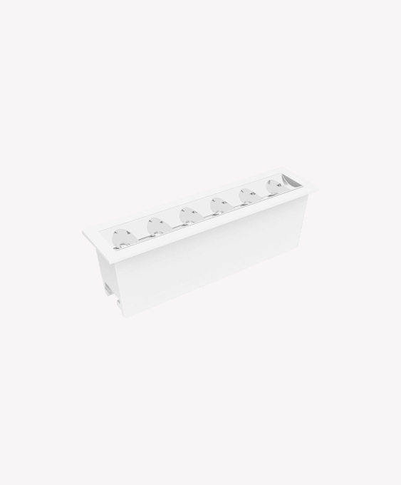 Spot Embutir Opus LED Soul 12 watts 2700K IRC90 80° IP20 126x31x40mm Branco OPS 87883