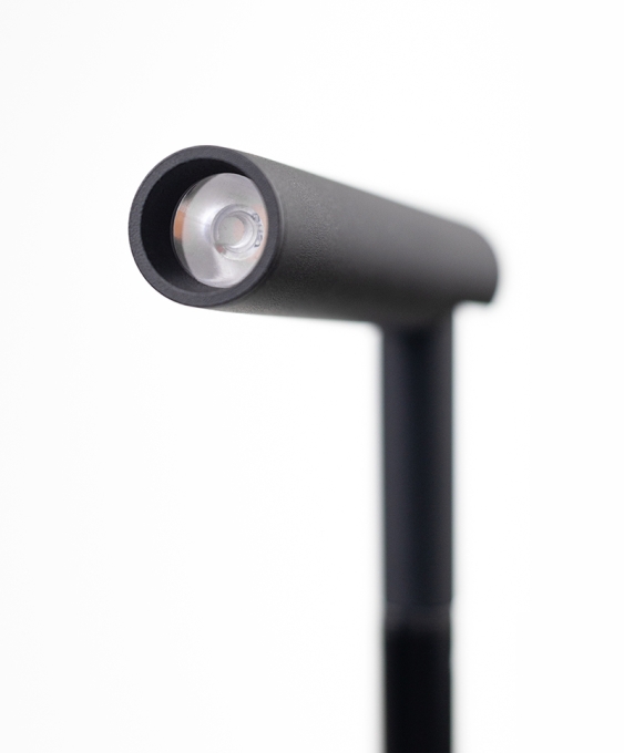 Espeto Opus LED Lapis 2 watts 3000K Preto 24° IP65 Bivolt Ø16x83x545mm OPS 87999