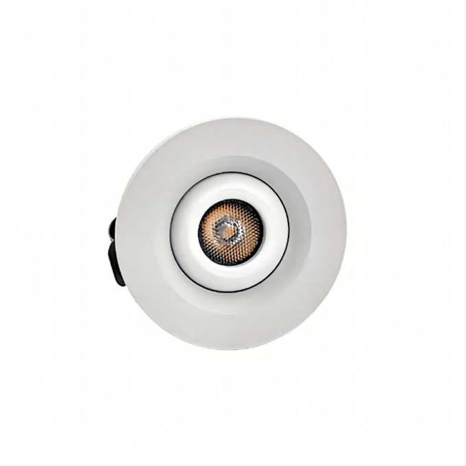 Mini Spot Embutido Nordecor Ollo 1 watts 3000K 15° Branco Ø40x27x35mm IRC90 Bivolt 6540