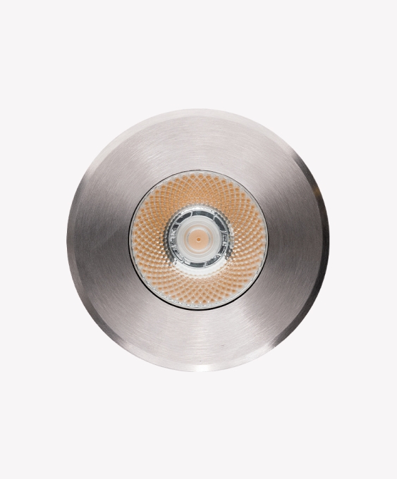 Embutido Solo Opus LED 7 watts 3000K 120° Inox IP65 Ø100mm OPS 87432