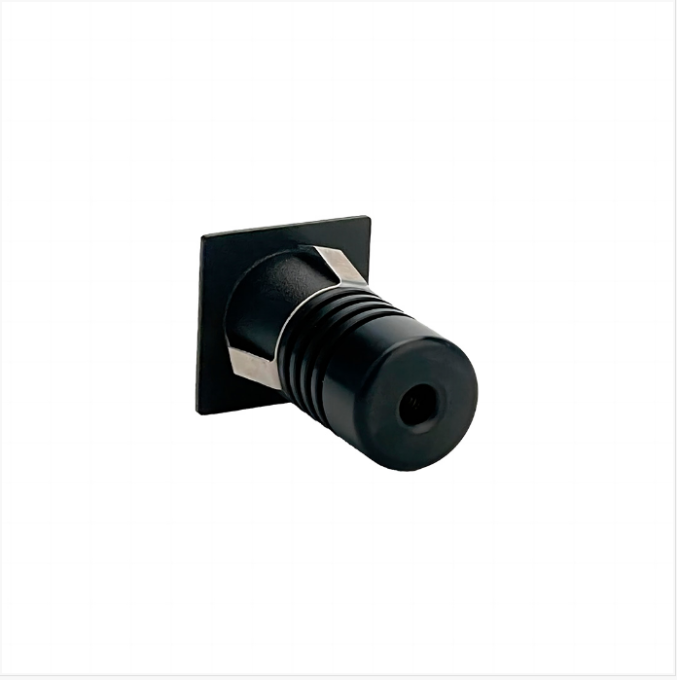 Mini Embutido Nordecor Domy Ini Quadrado 1 watts 3000K Preto IP20 IRC90 Bivolt 25x25x38mm 6523