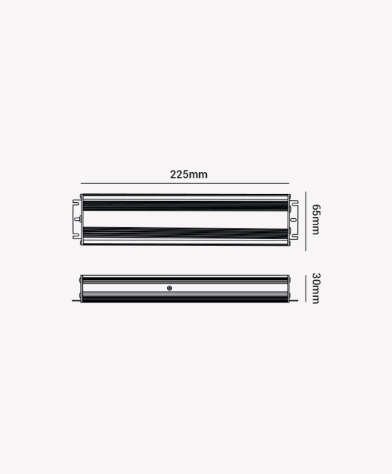 Fonte 12V Opus 200 Watts 16,7A IP67 Blindada 65x225x30mm OPS 86916