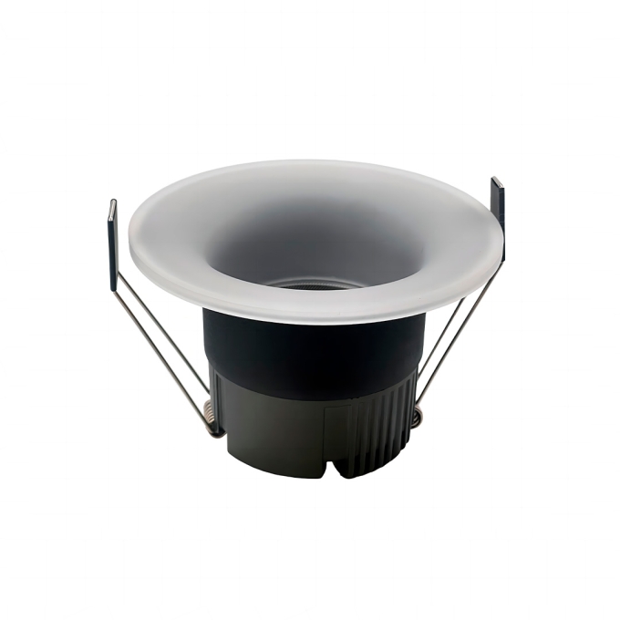 Embutido Nordecor Eton 7 watts 3000K IP20 Preto IRC90 Bivolt Ø100x68x80mm 6549