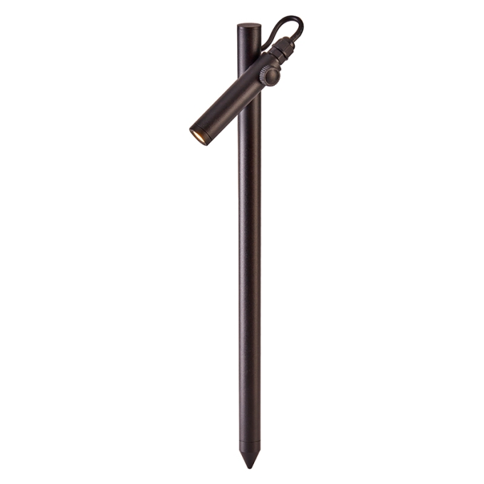 Mini Espeto Nordecor Kewe Preto 1 watt 3000K IP67 36° Bivolt 400mm 6597