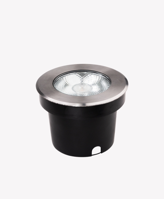 Embutido Solo Opus LED 12 watts 3000K 120° Inox IP65 Ø120mm OPS 87449