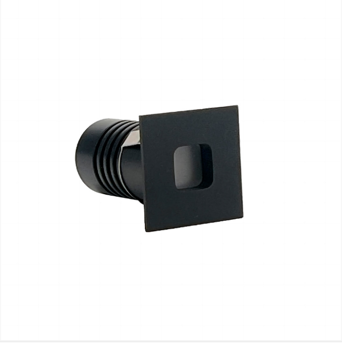 Mini Embutido Nordecor Domy Nam Quadrado 1 watts 3000K Preto IRC90 Bivolt 25x25x38mm 6527
