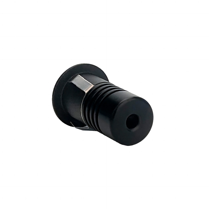 Mini Embutido Nordecor Domy Nam Redondo 1 watts 3000K Preto IRC90 Bivolt Ø25x38x22mm 6524