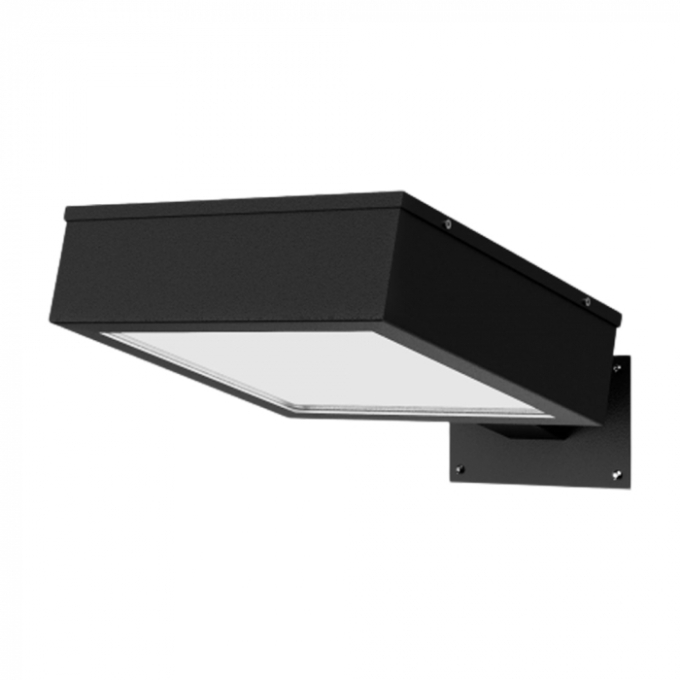 Arandela Ideal Flash Aço Fosfatizado e Vidro 24 watts 230X315X455mm A-84