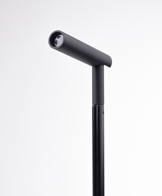 Espeto Opus LED Lapis 2 watts 3000K Preto 24° IP65 Bivolt Ø16x83x545mm OPS 87999