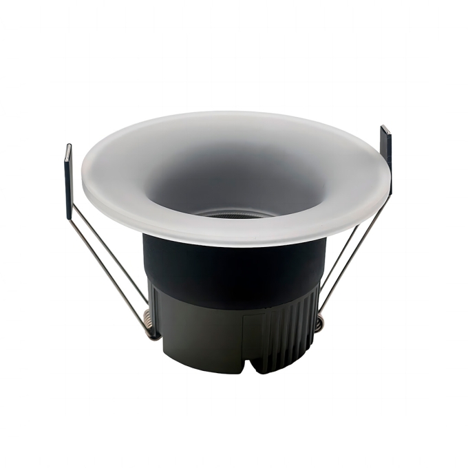 Embutido Nordecor Elton 12 watts 3000K IP20 Preto IRC90 Bivolt Ø120x79x100mm 6551