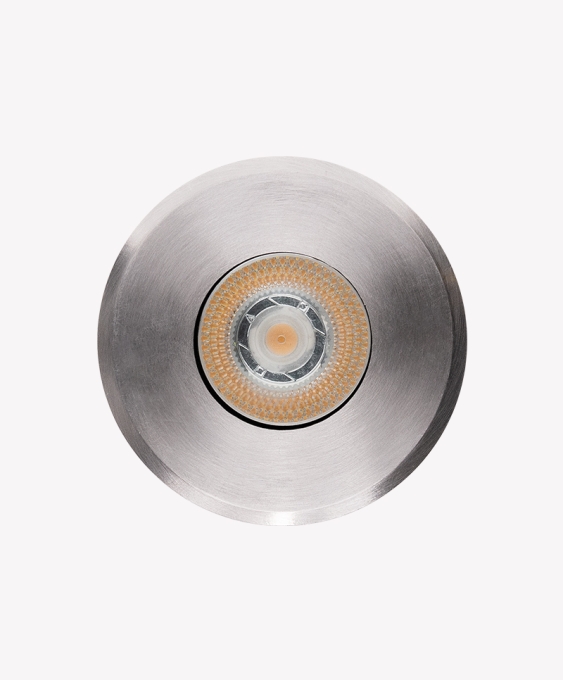 Embutido Solo Opus LED 3 watts 3000K 120° Inox IP65 Ø65mm OPS 87425