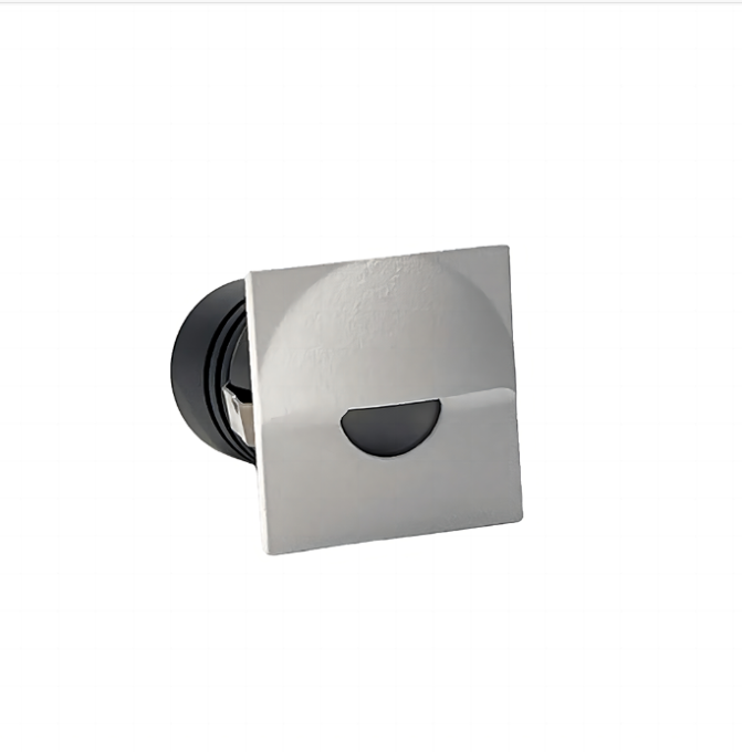 Mini Embutido Nordecor Romi Quadrado 1 watts 3000K Branco IP65 25x25x35mm IRC90 Bivolt 2841