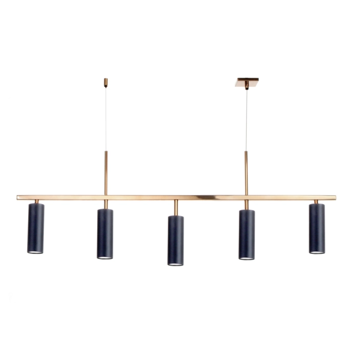 Pendente Old Artisan Pipeline 5L MR11 190x12x1000mm PD-5827