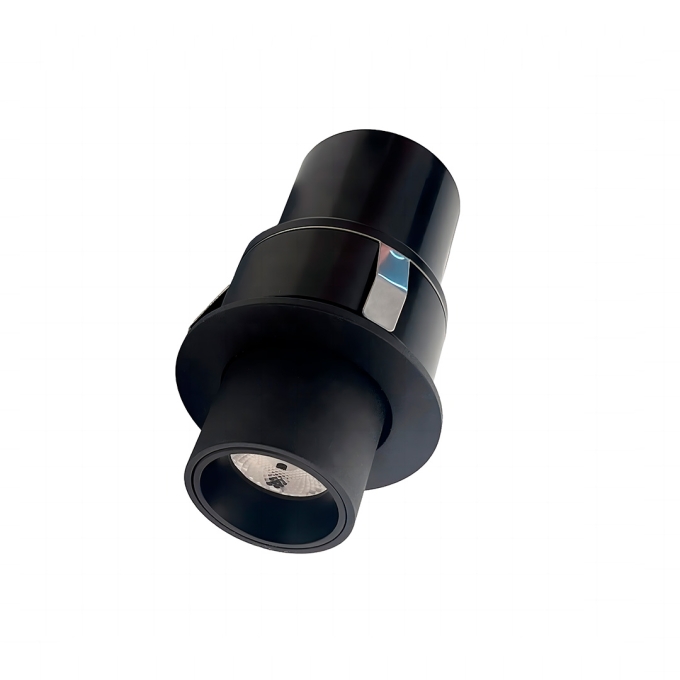 Spot Embutido Nordecor Mali 5 watts 3000K 25° Preto Ø33x55x65mm IRC90 Bivolt 6547