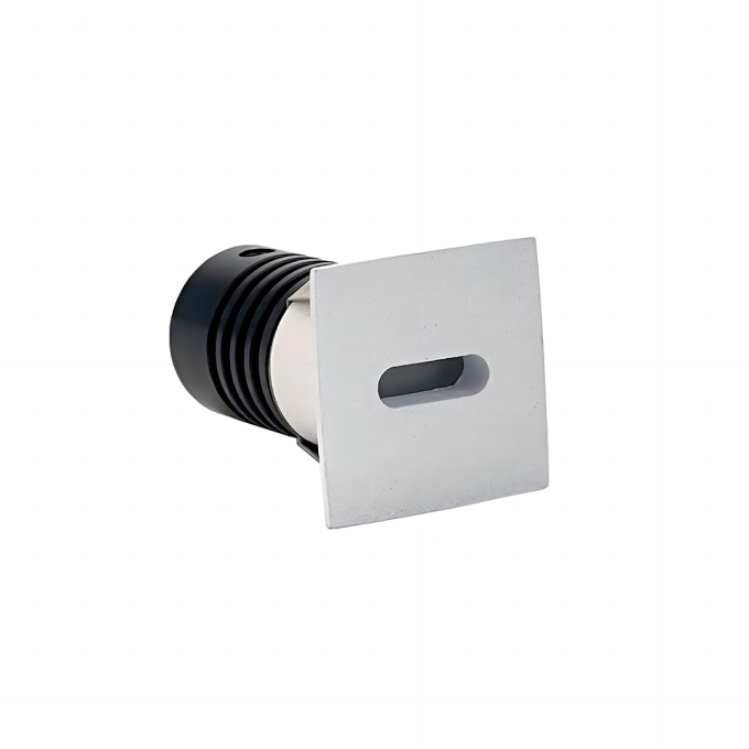 Mini Embutido Nordecor Domy Ini Quadrado 1 watts 3000K Branco IP20 IRC90 Bivolt 25x25x38mm 6522