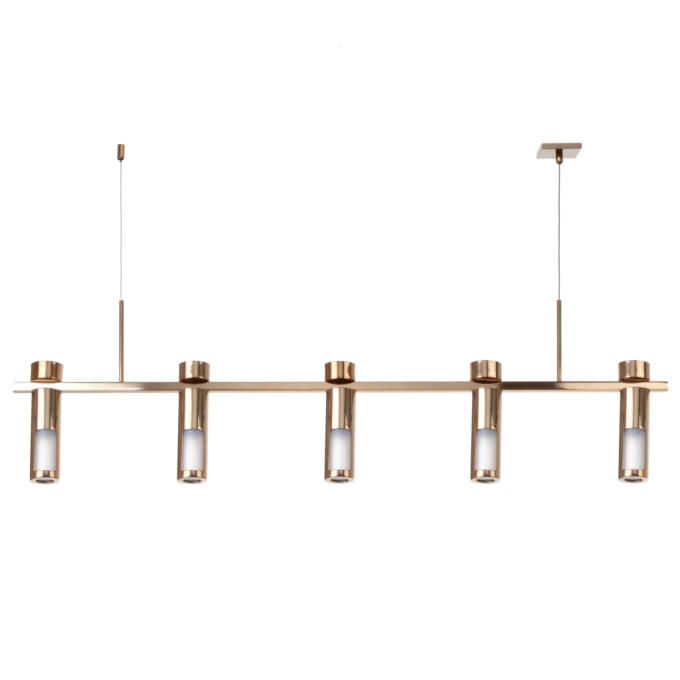 Pendente Old Artisan Pipeline 5L MR11 370x51x1000mm PD-5825