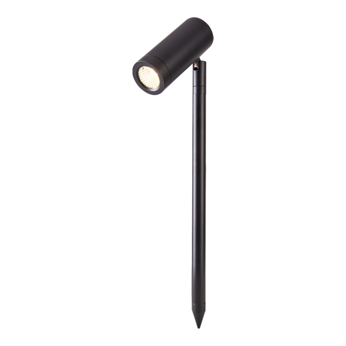 Espeto Nordecor Daya Preto 10 watts 3000K IP67 36° Antiofuscante Bivolt Ø50x400mm 6594