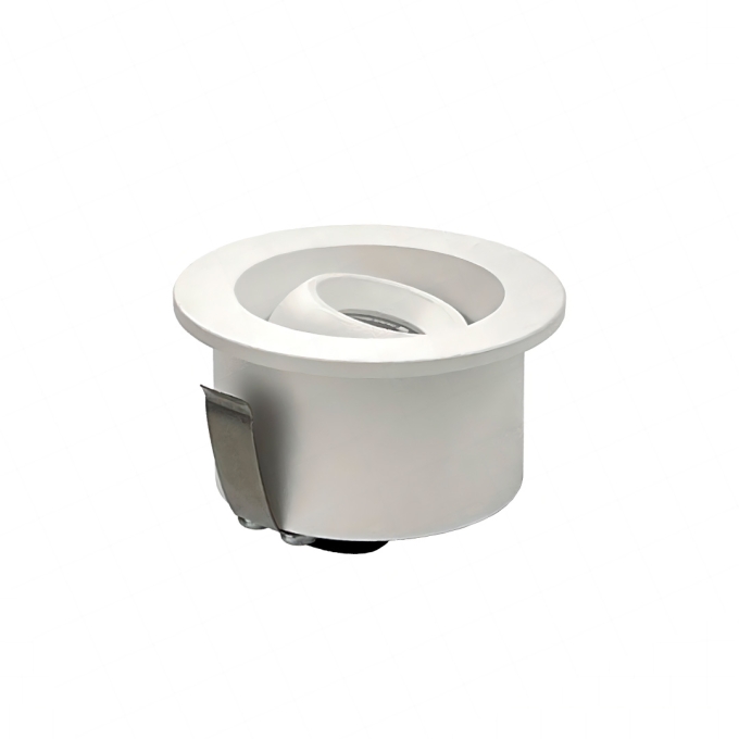 Mini Spot Embutido Nordecor Ollo 3 watts 3000K 15° Branco Ø50x40x45mm IRC90 Bivolt 6542
