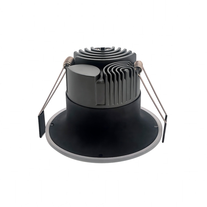 Embutido Nordecor Eton 7 watts 3000K IP20 Preto IRC90 Bivolt Ø100x68x80mm 6549