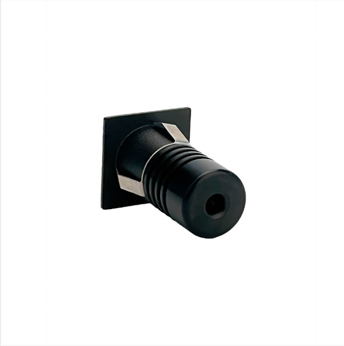 Mini Embutido Nordecor Domy Nam Quadrado 1 watts 3000K Preto IRC90 Bivolt 25x25x38mm 6527