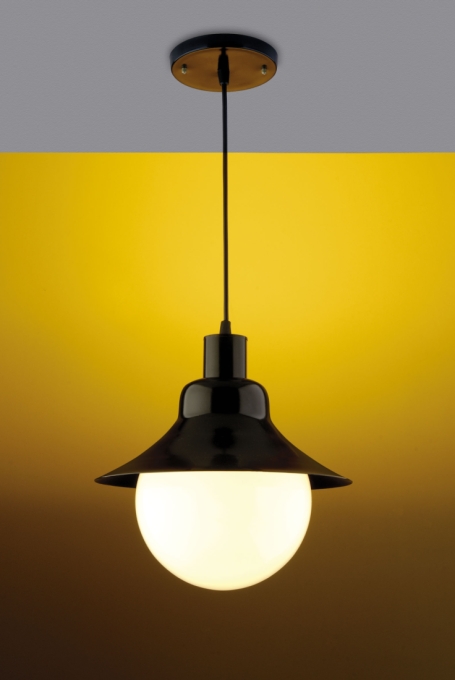 Pendente Ideal Saturno Alumínio e Globo em Polietileno 1L E27 920X290X120mm A-728 C/GP