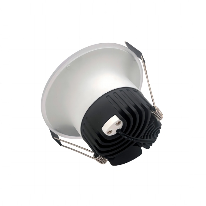 Embutido Nordecor Elton 12 watts 3000K IP20 Branco IRC90 Bivolt Ø120x79x100mm 6550