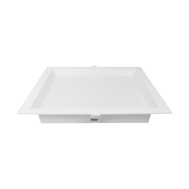 Painel Embutido Quadrado Nordecor Kais 24 watts 3000K Branco Bivolt 296x296mm 4194
