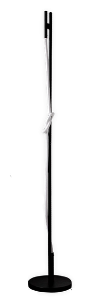 Luminária de Piso GMH Lais Preto e Silicone Revestido 25 watts 3000K Bivolt 1500mm LC-LAIS-DE-GUIA-PRETO
