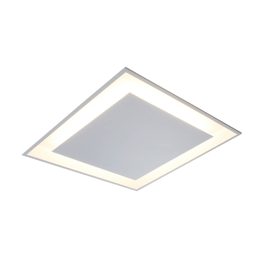 Embutido Newline Piazza Micro Borda 16,8 watts 2700K Branco 320x320x35mm EM3044LED27