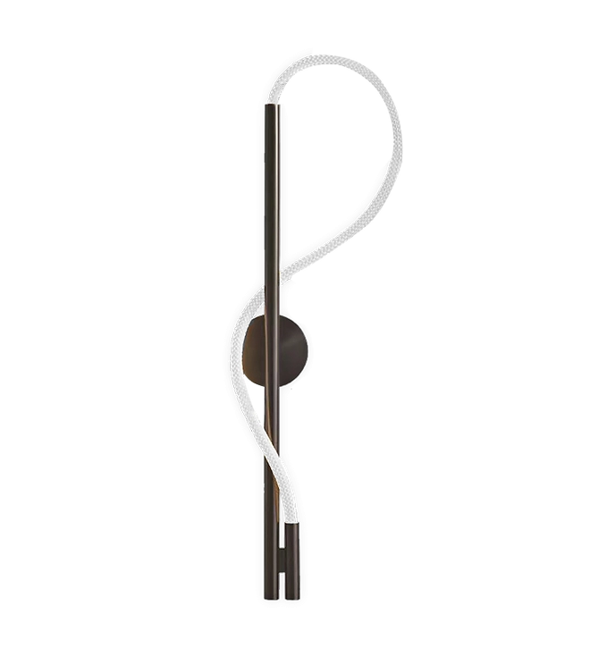 Arandela GMH Cunho Preto e Silicone Revestido 17 watts  3000K Bivolt 900mm A-CUNHO-PRETO