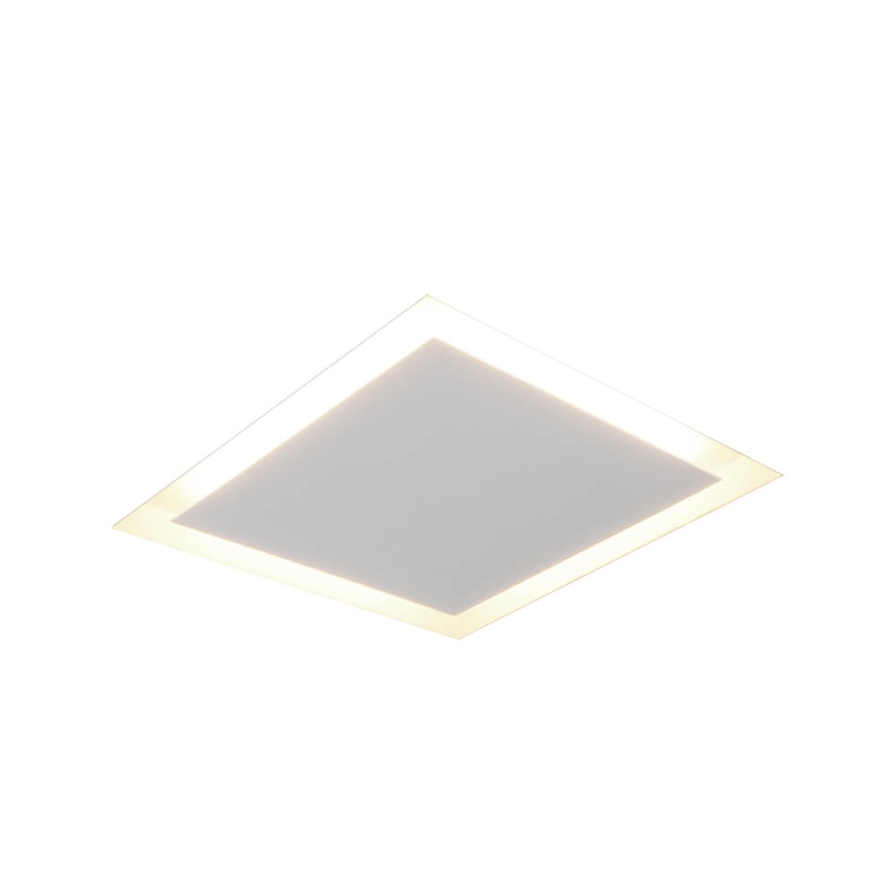Embutido Newline Piazza No Frame 16,8 watts 2700K Branco 310x310x40mm Bivolt EM3042LED27
