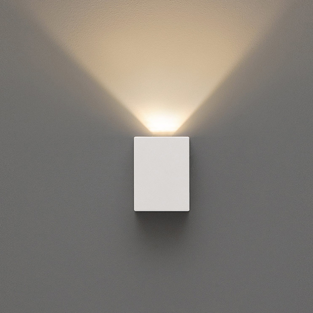 Arandela Stella Effekt 4 Watts 3000K IP65 Facho Simples Aberto 120x90mm Branco STH6734/30