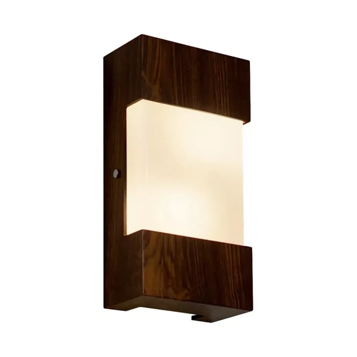 Arandela Union Iluminação Listra Madeira e Acrílico 2L E27 150x300x85mm 004