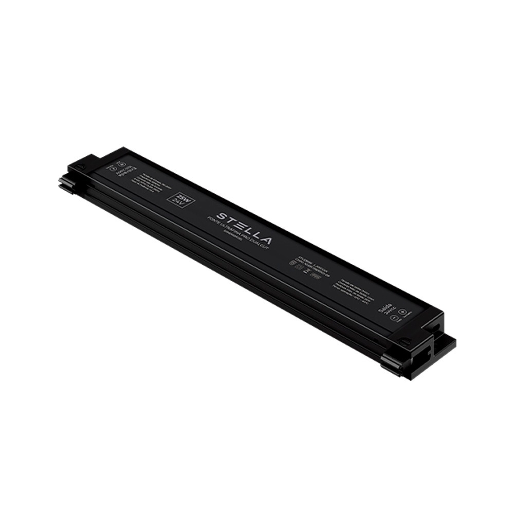 Fonte 24V Stella Ultrafina Pro Dualcut Dimerizável 25 Watts 1,04A IP20 Bivolt 273x16x40mm STL23686
