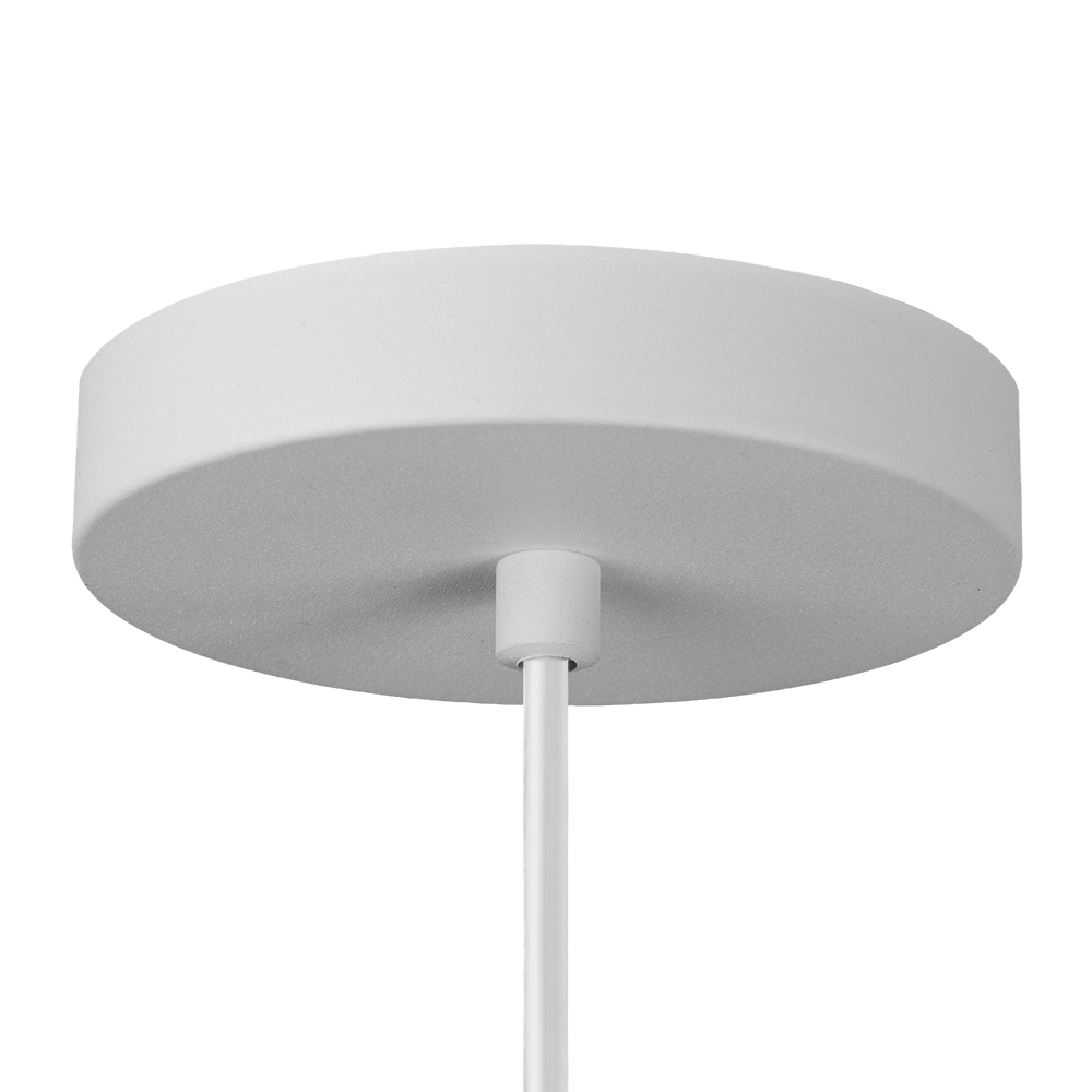 Pendente Blumenau Bia Alumínio Branco 1L E27 Ø300mm 813010-11