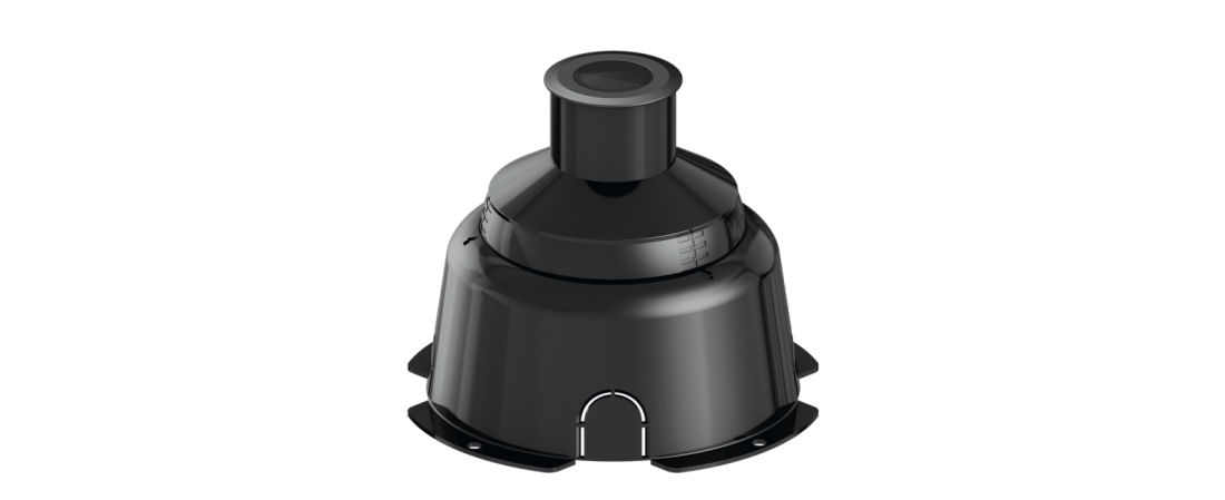 Embutido de Solo Stella S.Ground 4 Watts 3000K IP67 36° Preto (Caixa de Instalação Inclusa) STL23706/30