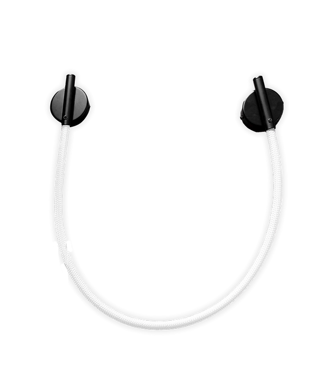 Arandela GMH Defensa Preto e Silicone Revestido 15 watts  3000K Bivolt 900mm A-DEFENSA-PRETO