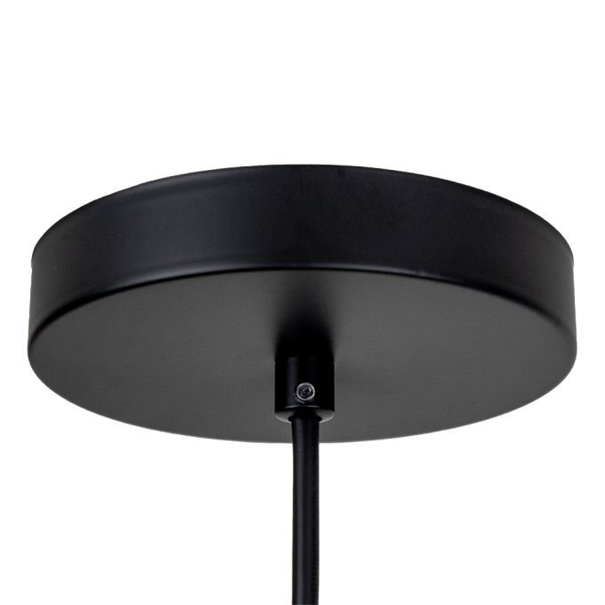 Pendente Blumenau Bia Alumínio Preto e Dourado 1L E27 Ø300mm 813030-08
