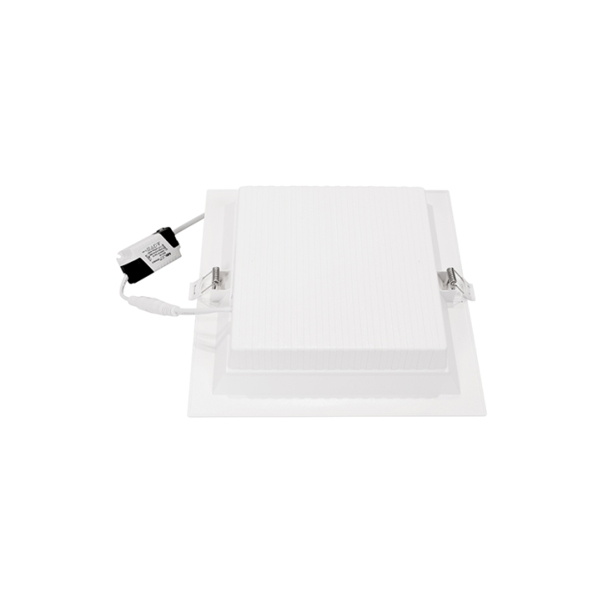 Painel Embutido Quadrado Nordecor Kais 18 watts 3000K Branco Bivolt 220x220mm 4191