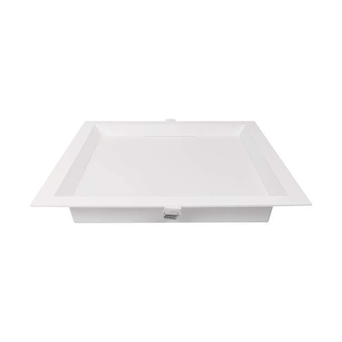 Painel Embutido Quadrado Nordecor Kais 24 watts 3000K Branco Bivolt 296x296mm 4194