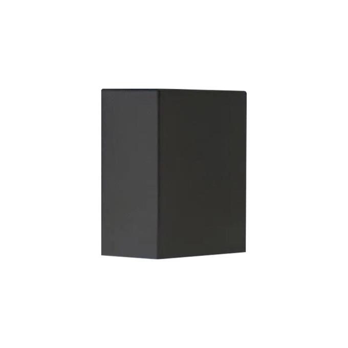 Arandela Stella Effekt 4 Watts 3000K IP65 Facho Simples Aberto 120x90mm Preto STH6735/30
