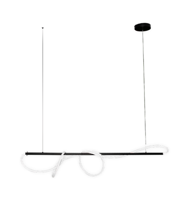 Pendente GMH Frade Preto 50 watts 3000K Bivolt 150X130X1350mm F-FRADE-PRETO