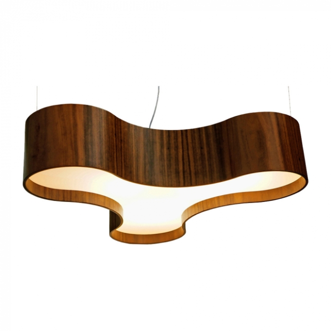 Pendente Union Iluminação Trio Madeira 6L E27 200x900x820mm 143