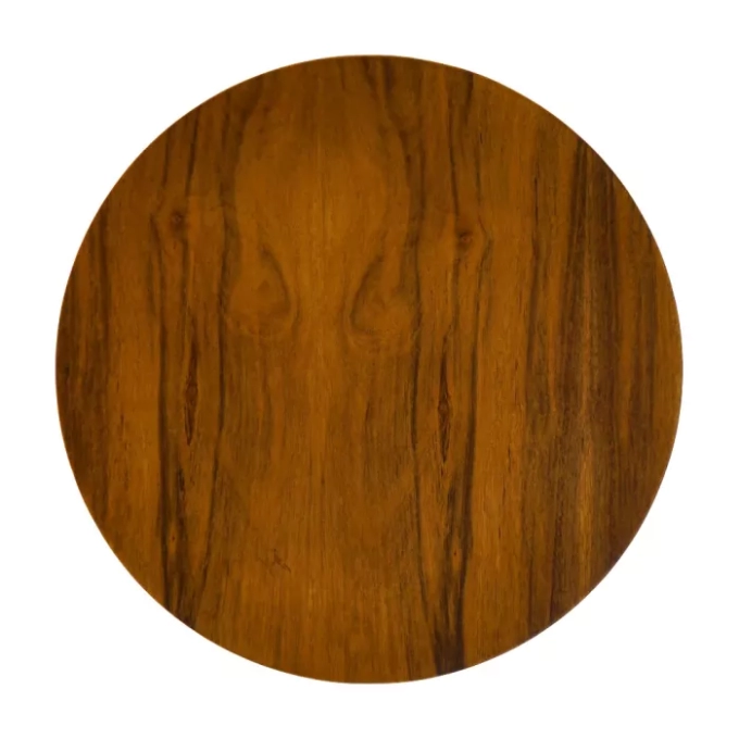 Arandela Union Iluminação Eclipse Madeira 12 watts 3000K Ø400x30mm 434