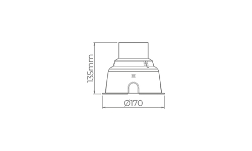 Embutido de Solo Stella S.Ground 11,5 Watts 3000K IP67 36° Inox (Caixa de Instalação Inclusa) STL23728/30